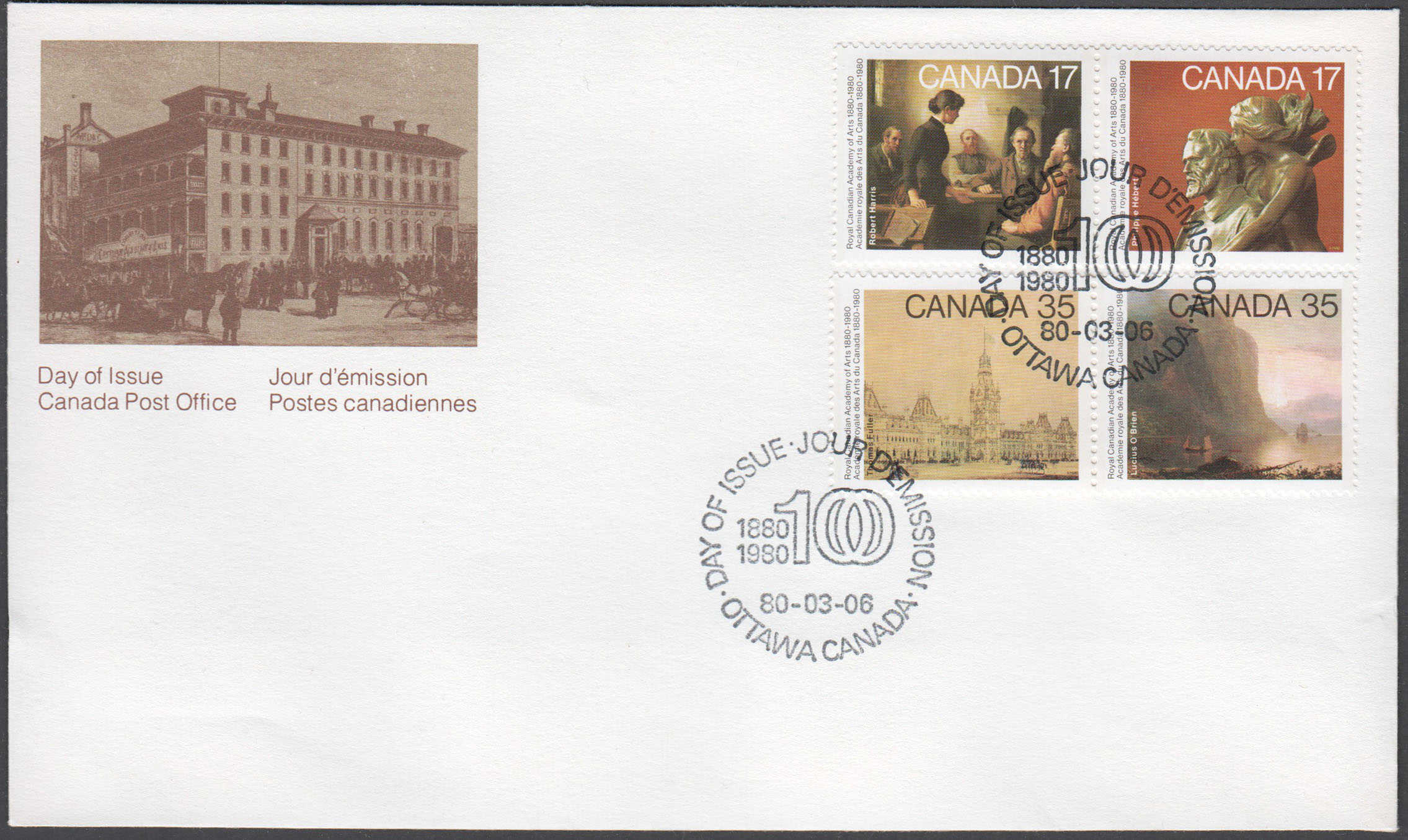 Canada Scott 849-52 FDC - Click Image to Close